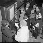 By 1961, an "Information by Automation" machine, called a Directomat was installed in the lobby of 370 Jay Street.<br/>
